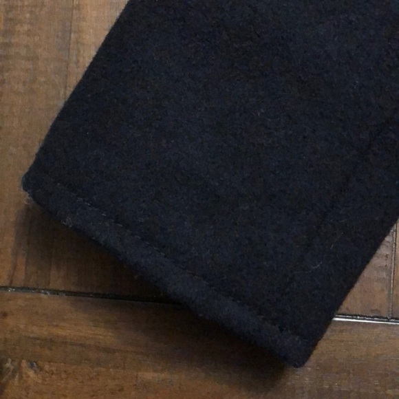 GAP boys EUC Quilted, warm deep navy blue pea coat - Picture 8 of 12